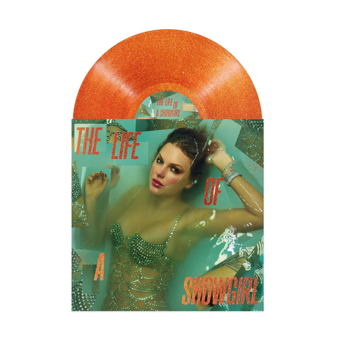 The Life of a Showgirl (Portofino Orange Glitter)